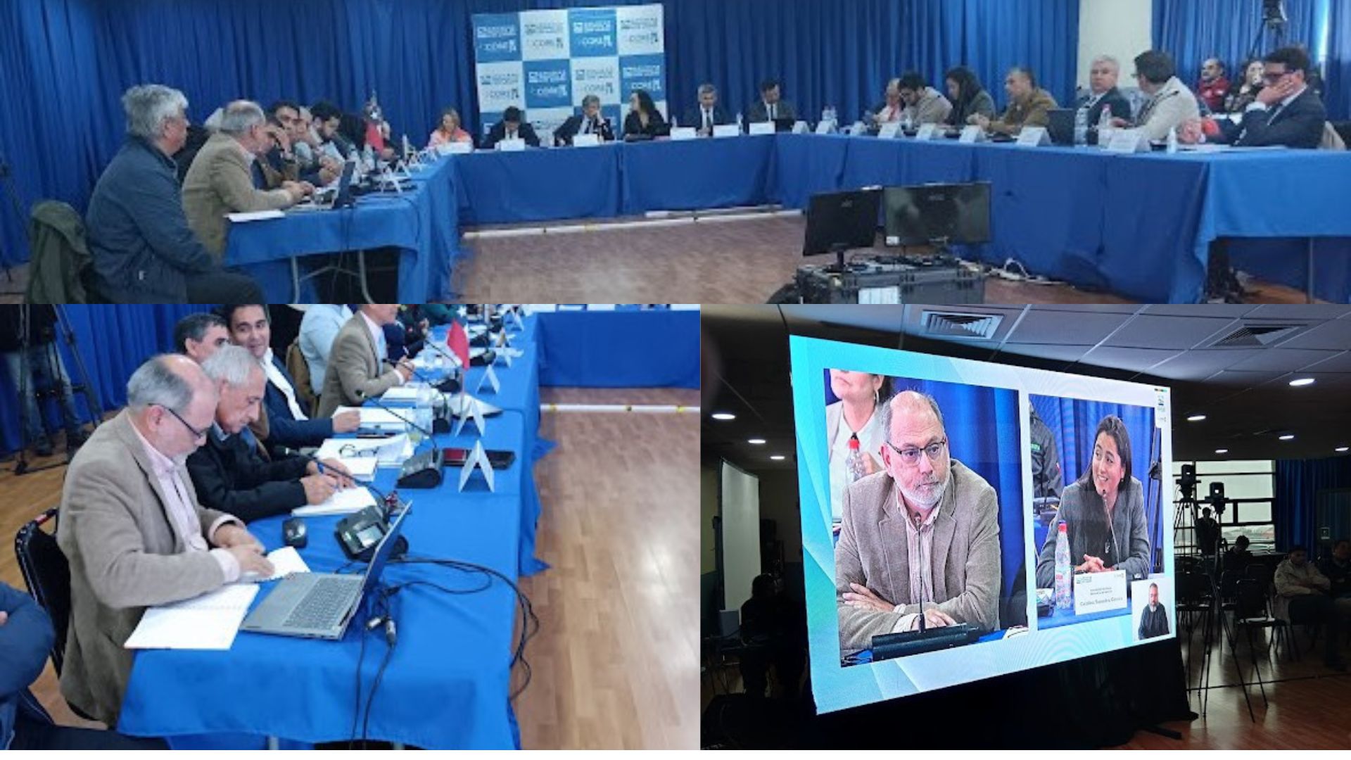 Director Ejecutivo del SLEP Reloncaví expone avances y desafíos ante el Consejo Regional de Los Lagos