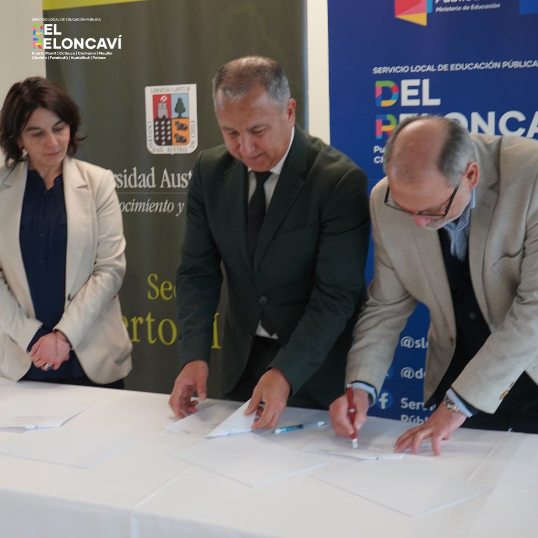 SLEP DEL RELONCAVÍ Y UNIVERSIDAD AUSTRAL DE CHILE UNEN CAPACIDADES PARA FORTALECER LA EDUCACIÓN PÚBLICA DEL TERRITORIO